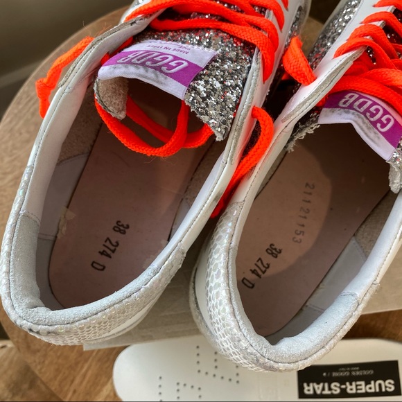 Golden Goose Superstar Glitter Sneaker 38 - Picture 7 of 10